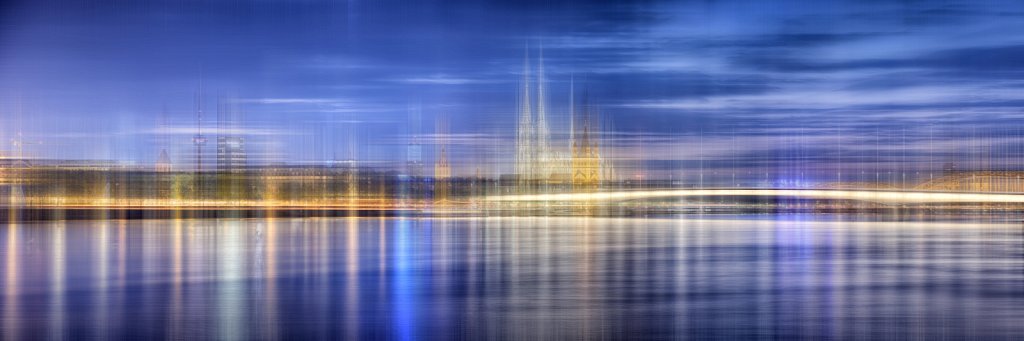 Move It - Köln -Panorama blau